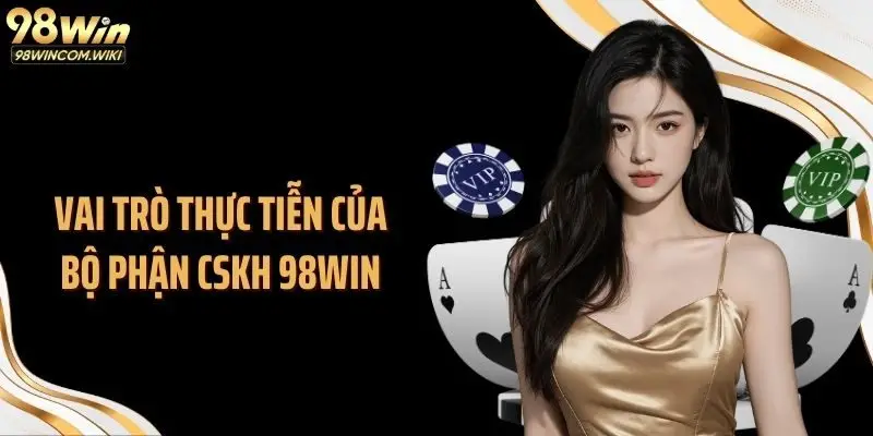 Vai trò thực tiễn của bộ phận CSKH 98WIN